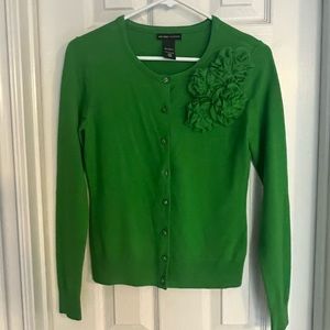 New York & Company
Cardigan with rhinestone buttons and flower detail at chest